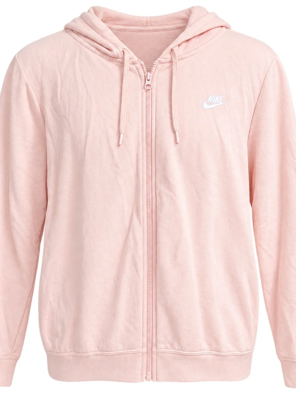 Nike Women’s Blush Pink Full-Zip Hoodie Size XL